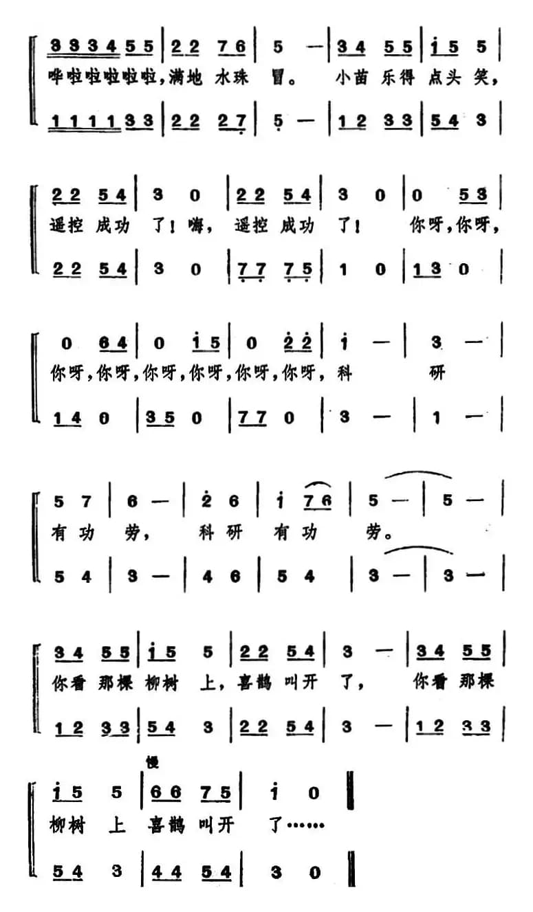 喜鹊叫了（女声二重唱）