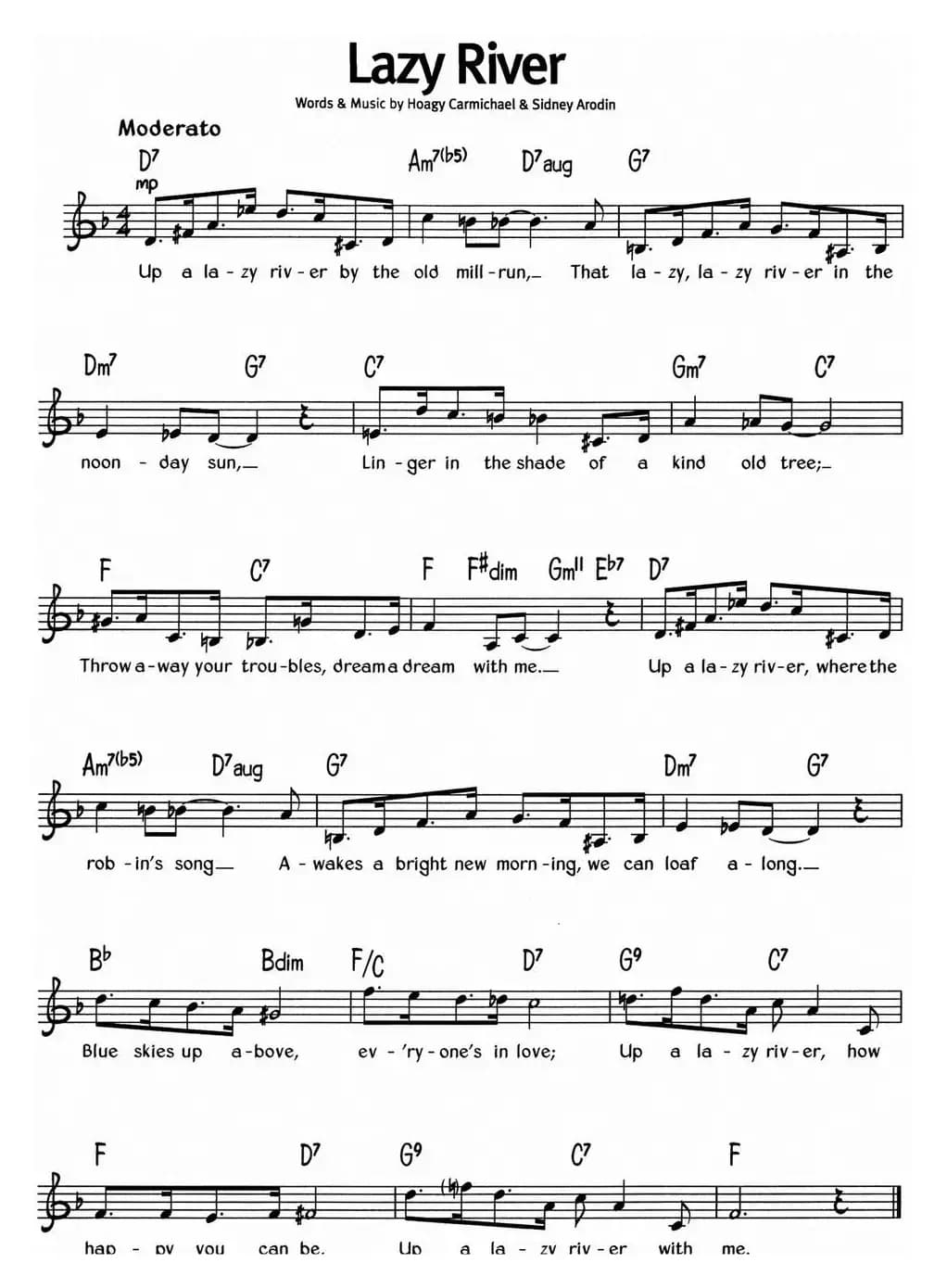 蓝调音乐：Lazy River