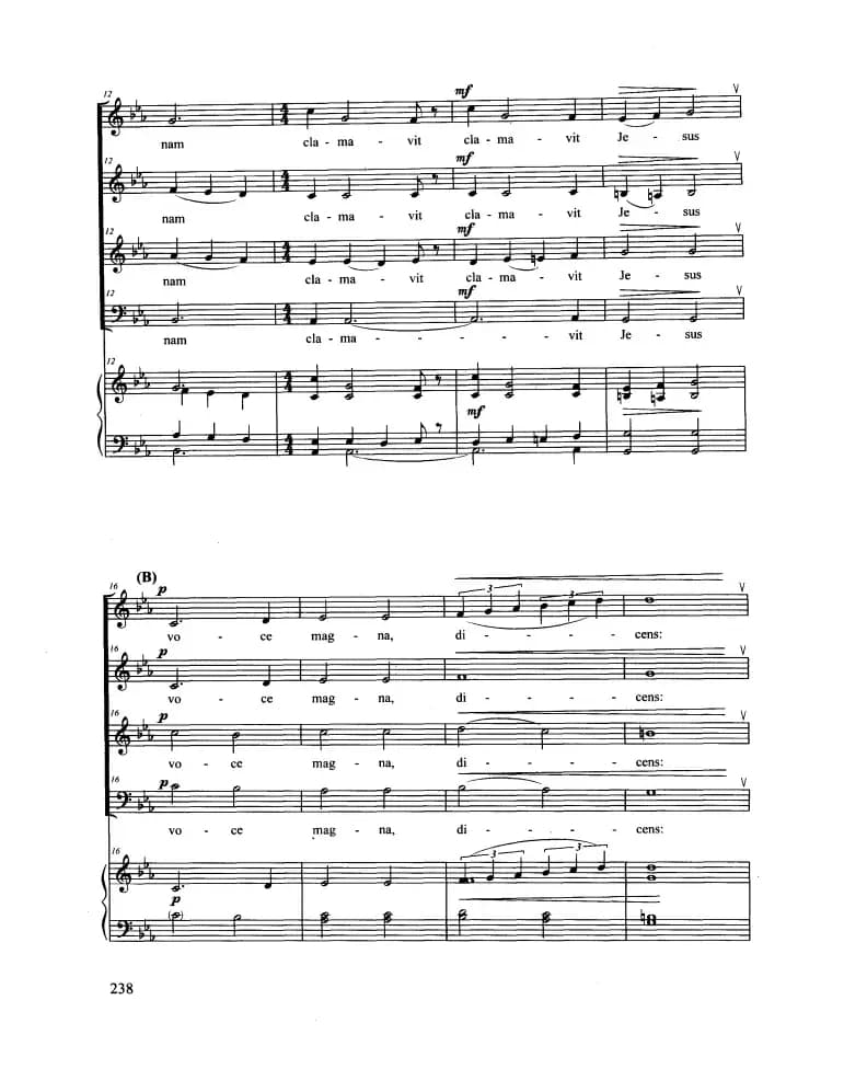 ELI，ELI！（合唱 正谱）