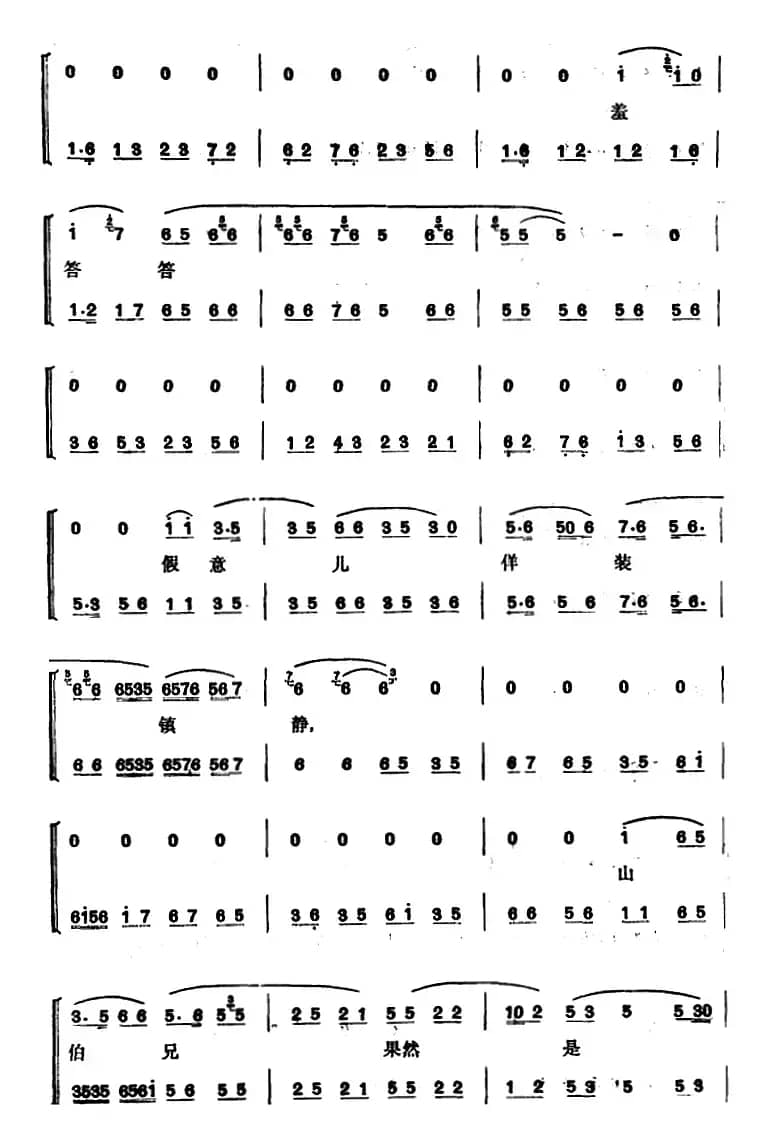 程砚秋唱腔集：《英台抗婚》