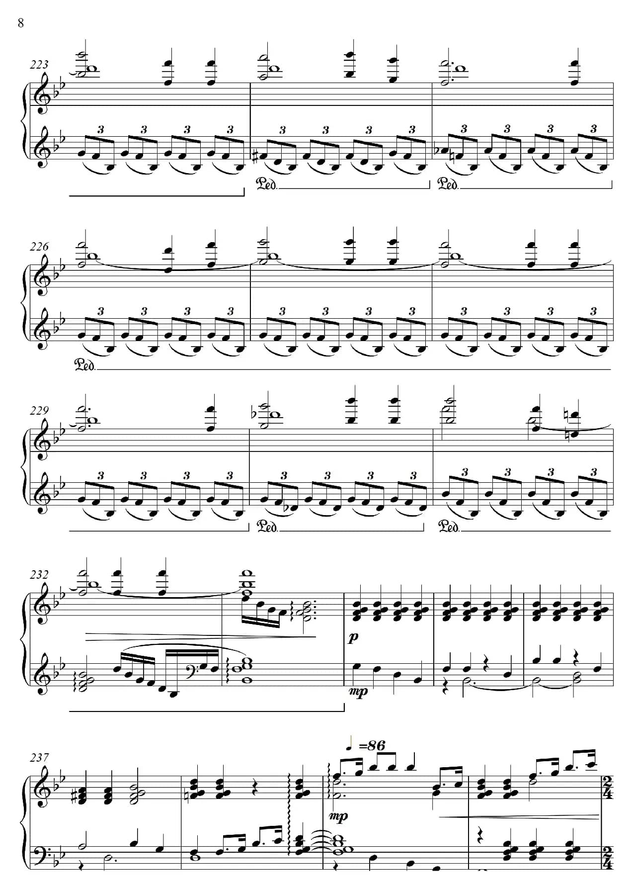 第22钢琴奏鸣曲“信仰”Piano Sonata No`22（四个乐章）