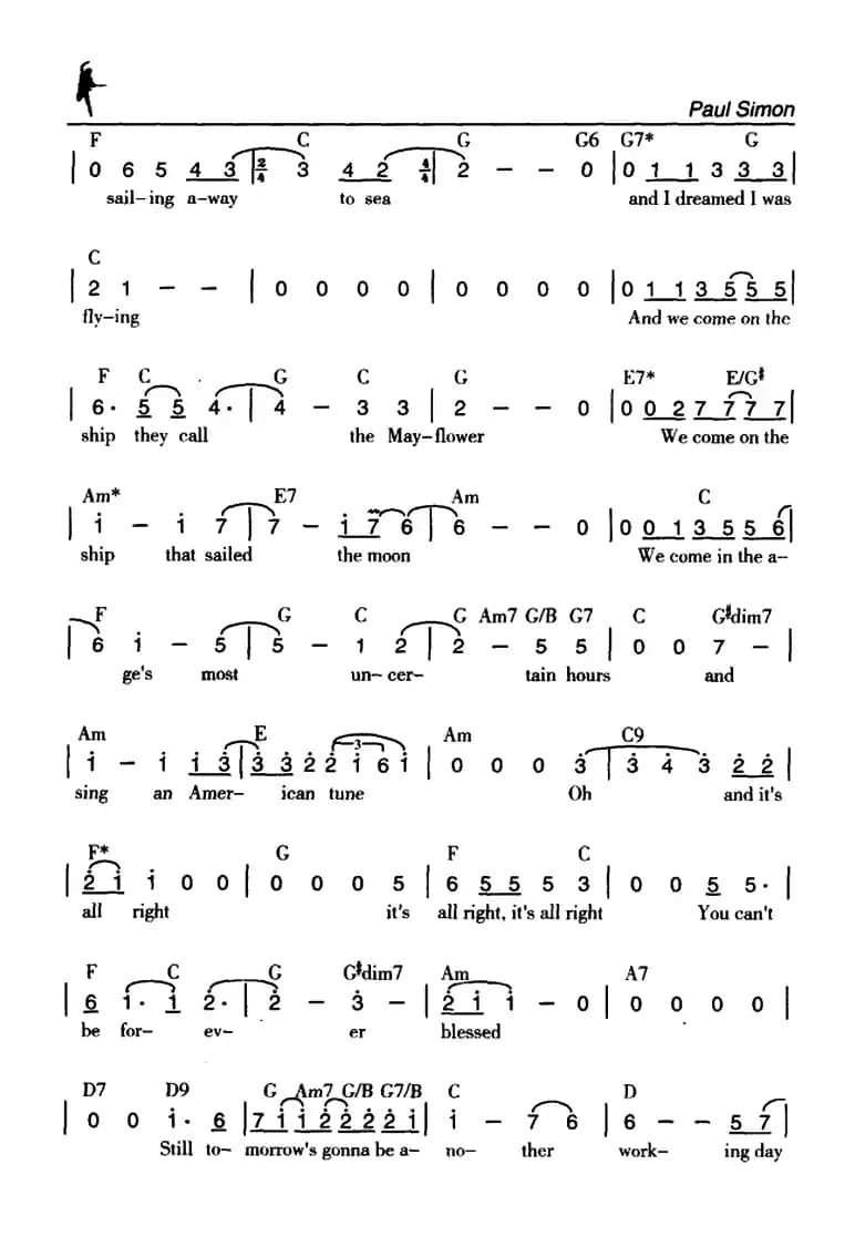 American Tune（美国曲调）