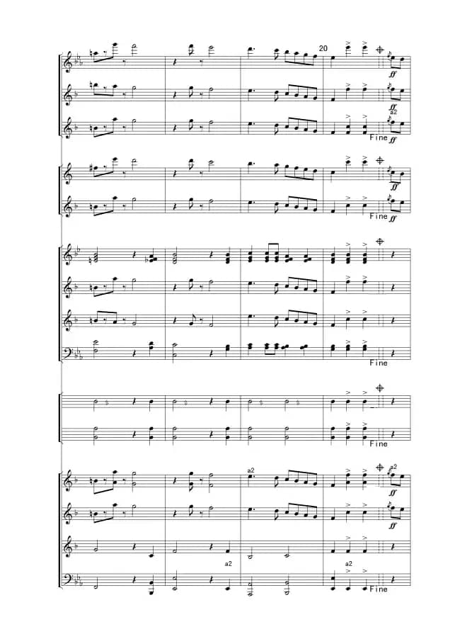 拉德茨基进行曲（总谱）