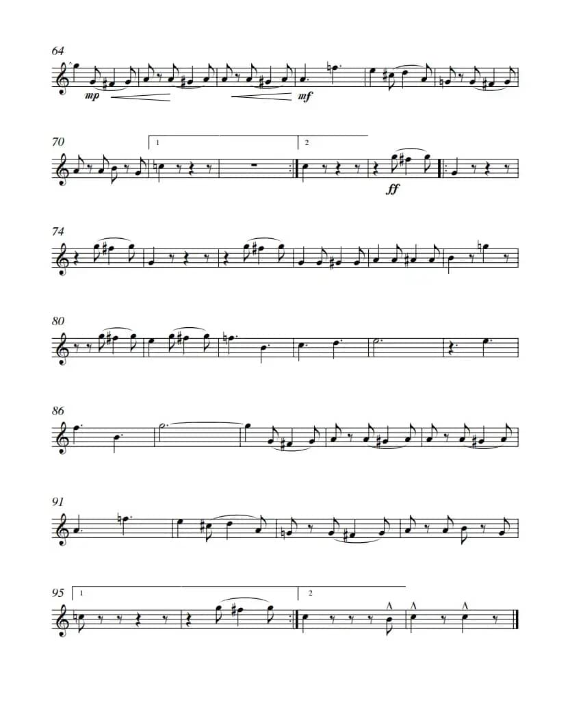 苏萨-华盛顿邮报（铜管五重奏）