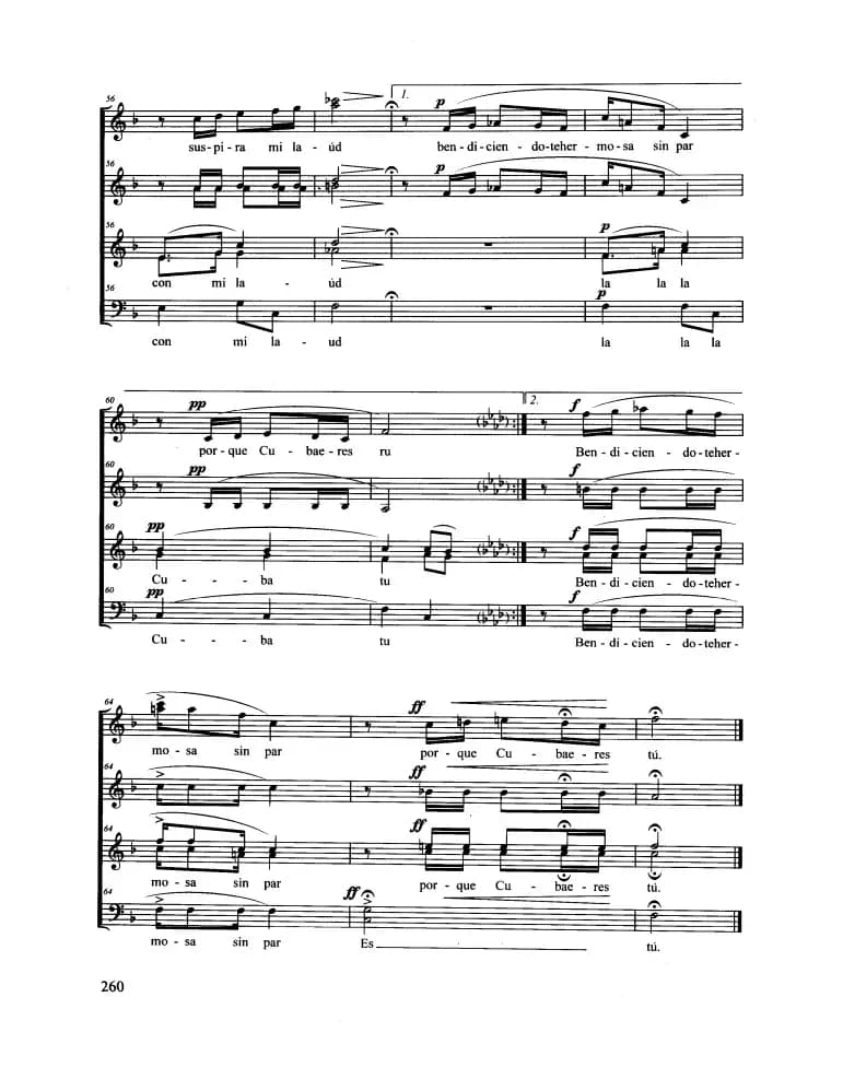 T  U（合唱 正谱）