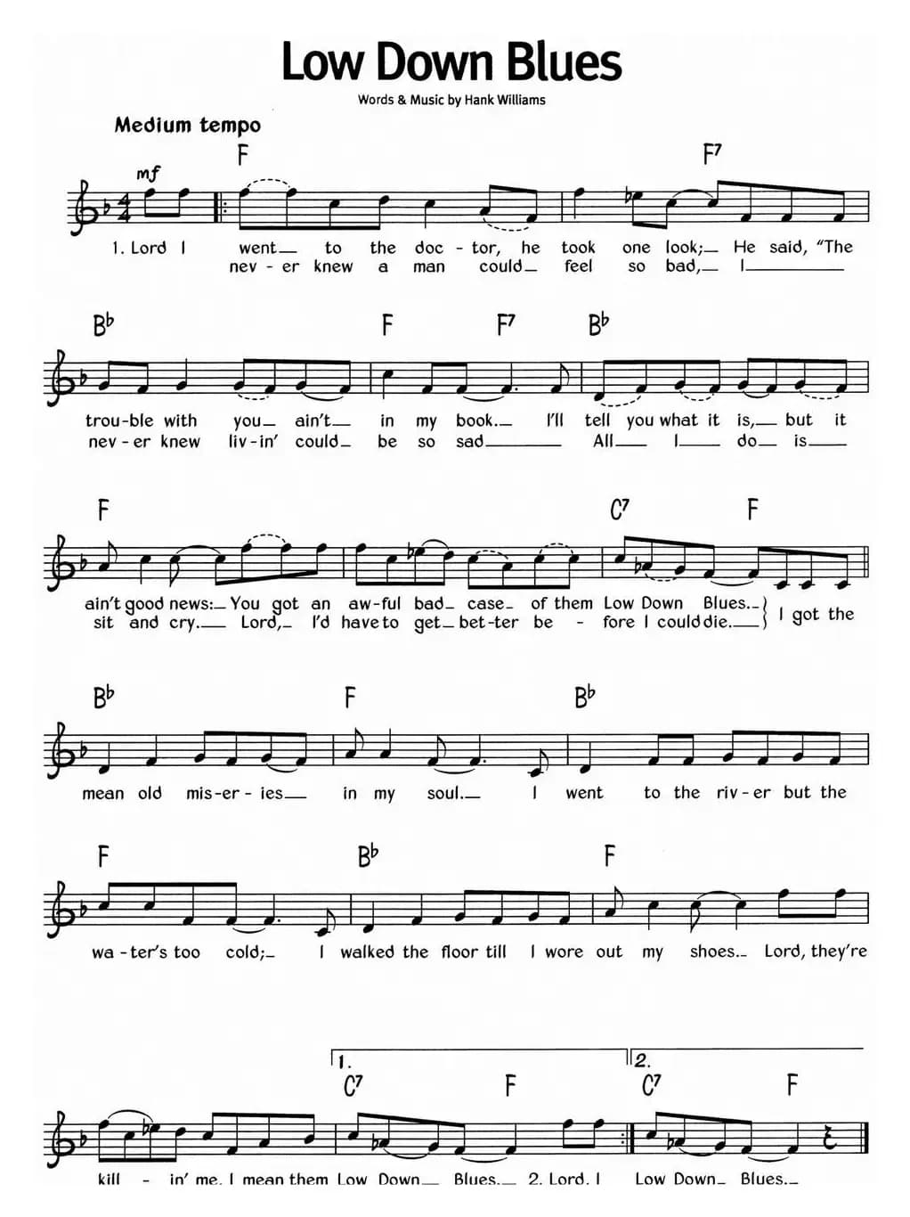 蓝调音乐：Low Down Blues