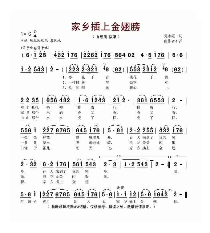 家乡插上金翅膀