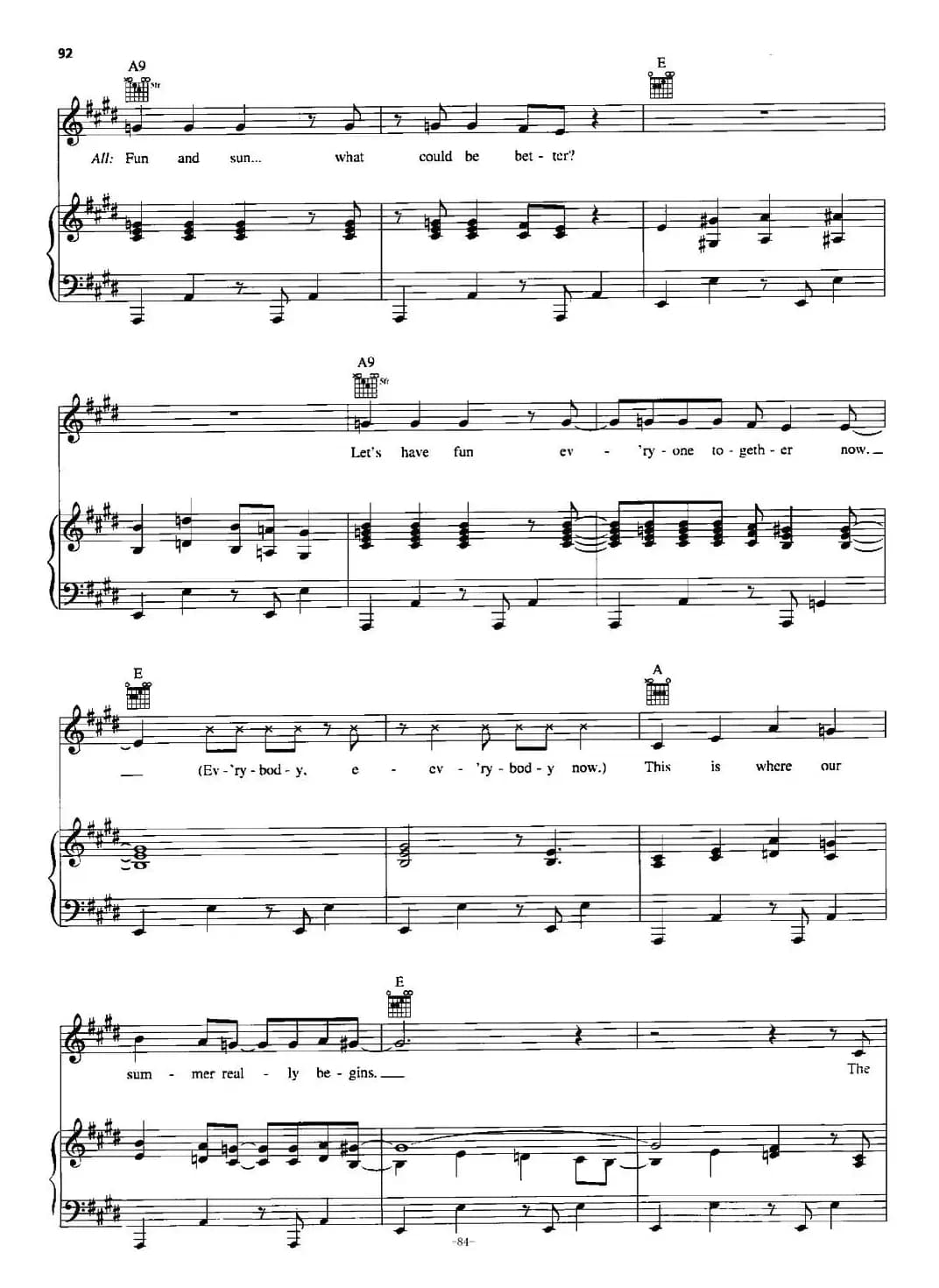 [美]All for one（正谱）