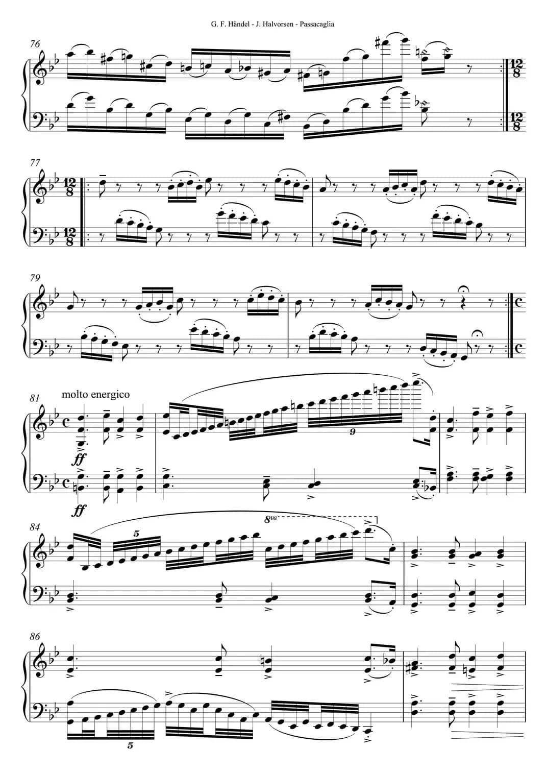 Passacaglia 帕萨卡利亚（小提琴+大提琴）