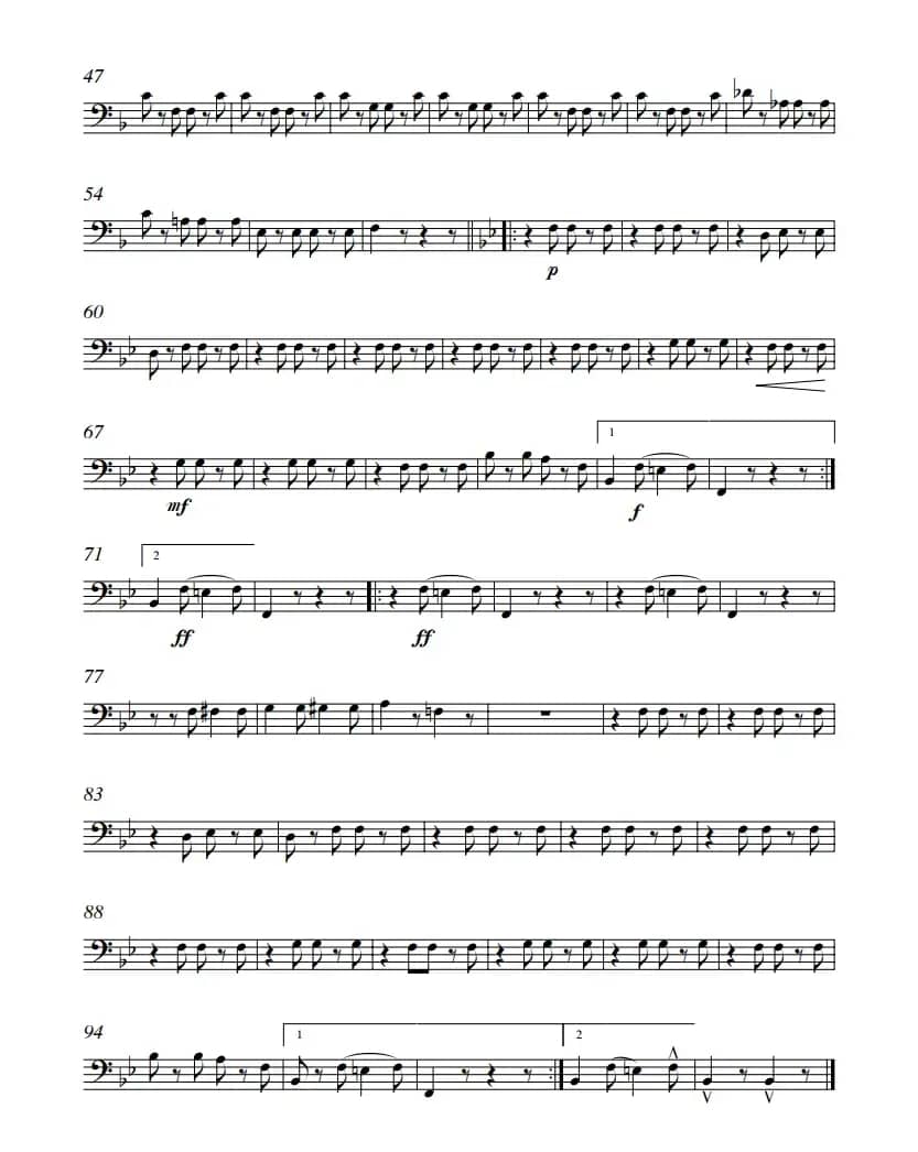 苏萨-华盛顿邮报（铜管五重奏）