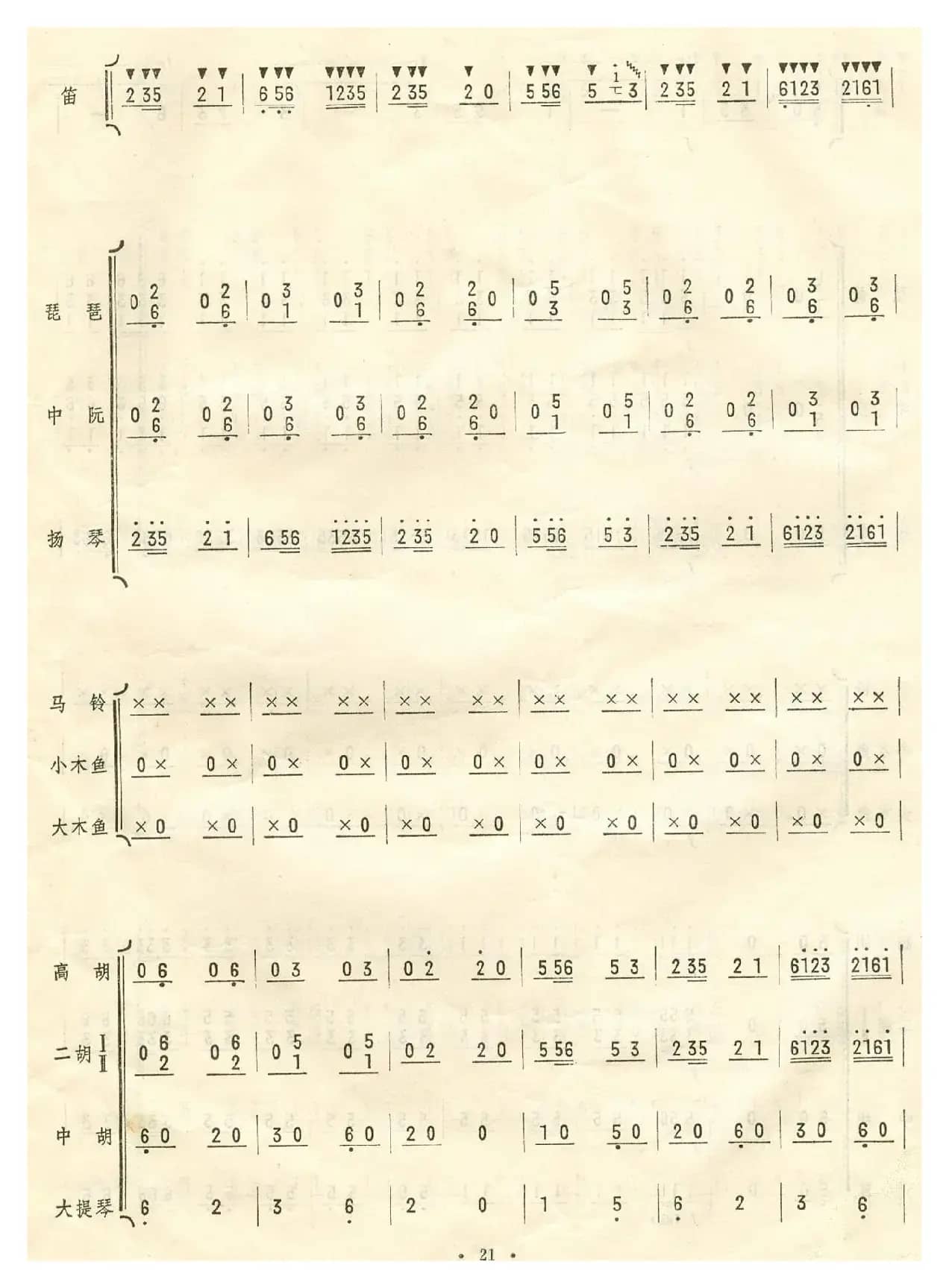 扬鞭催马运粮忙（总谱)21-26）