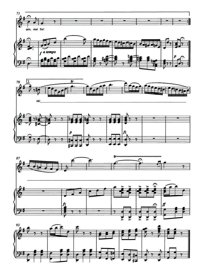 侯爵请听（歌剧《蝙蝠》选曲）