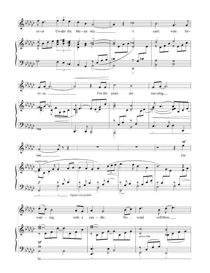 随时来看望我（正谱 [英]）