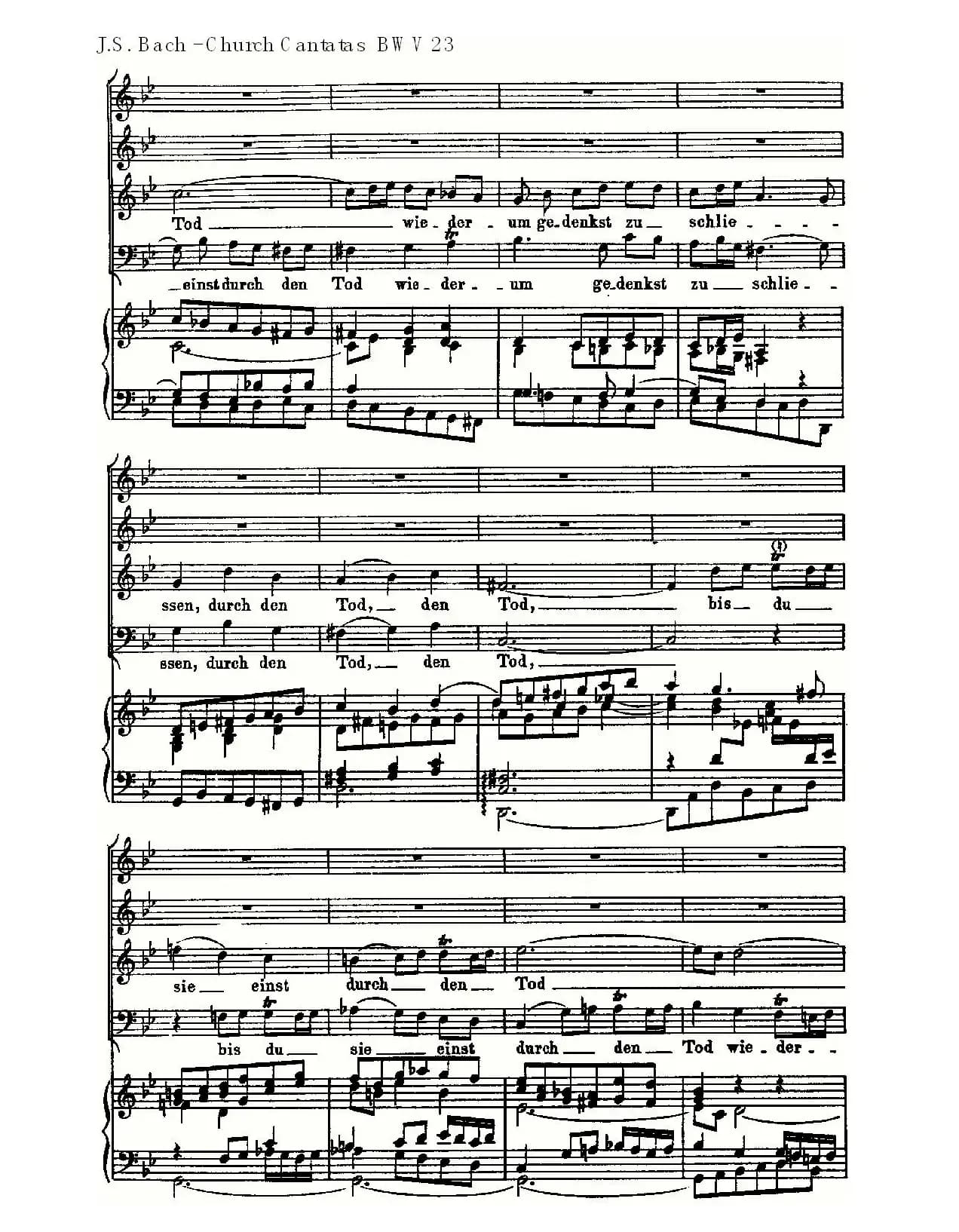 Du wahrer Gott und Davids sohn(真正的上帝的大卫之子)