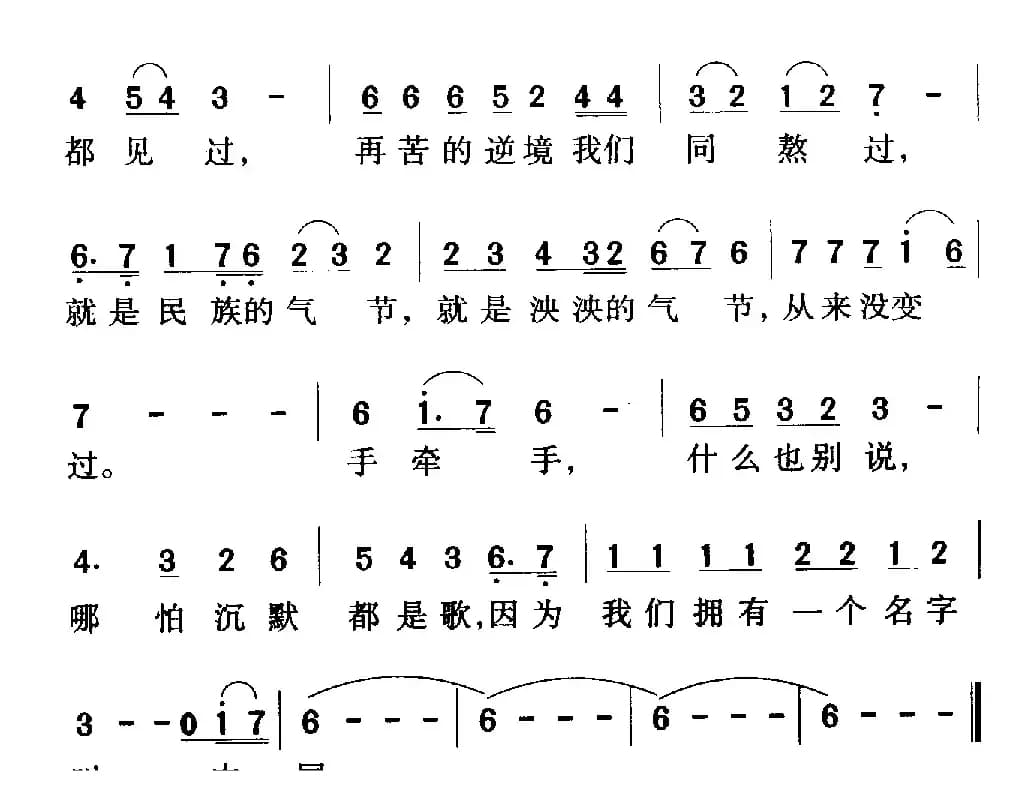 我们拥有一个名字叫——中国