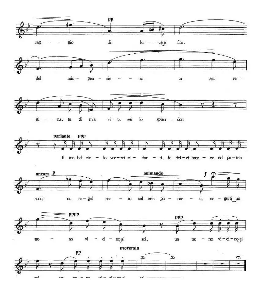 圣洁的阿依达（五线谱 [意]）