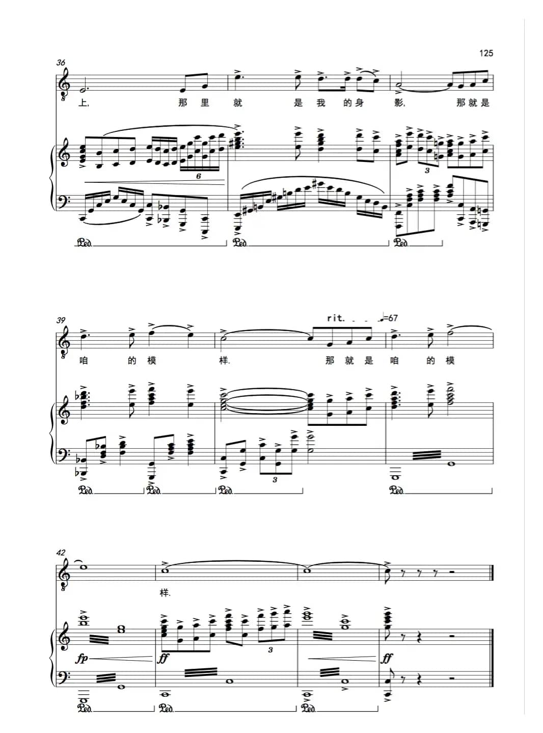 《再看一眼亲人》男中音(歌剧《沂蒙山》选曲)