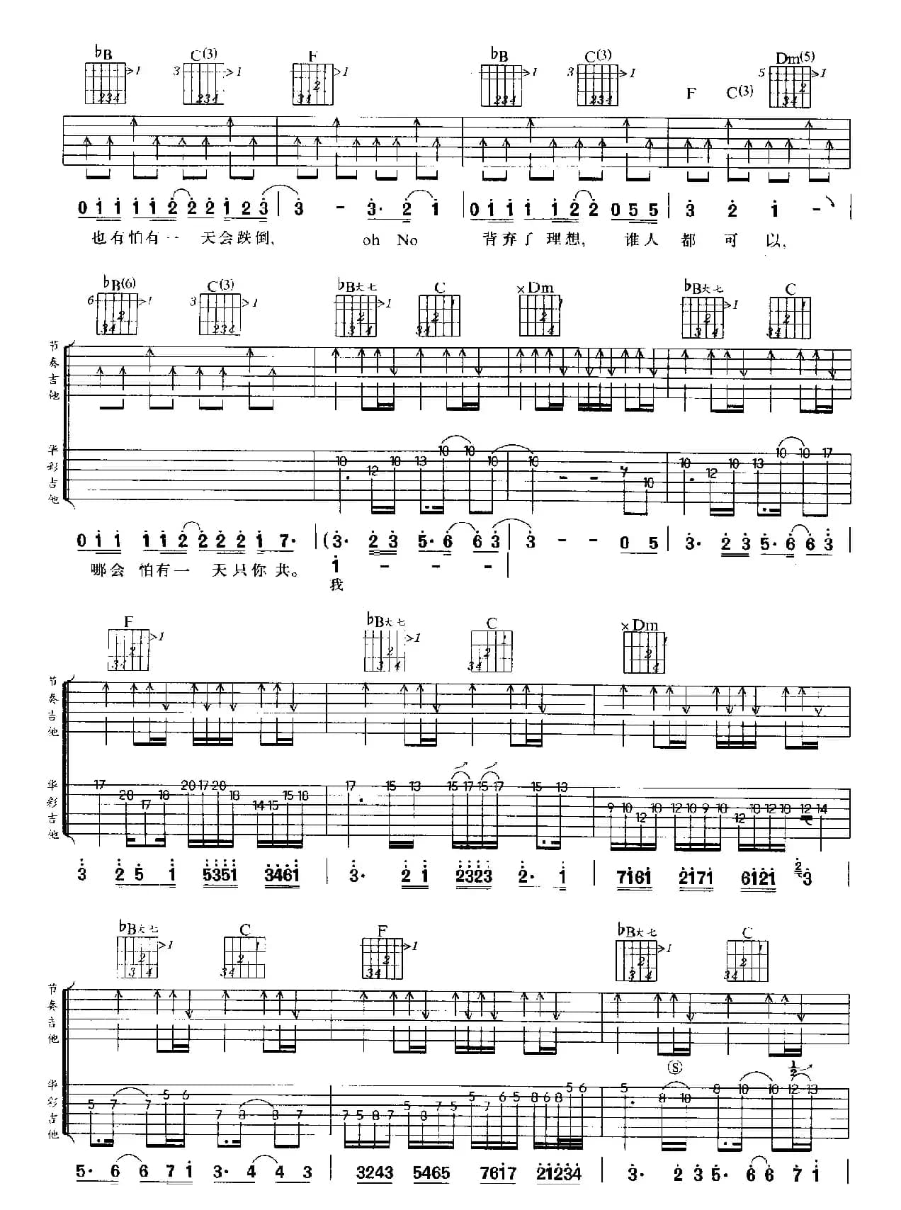 海阔天空 （鬼手乐器双吉他版）