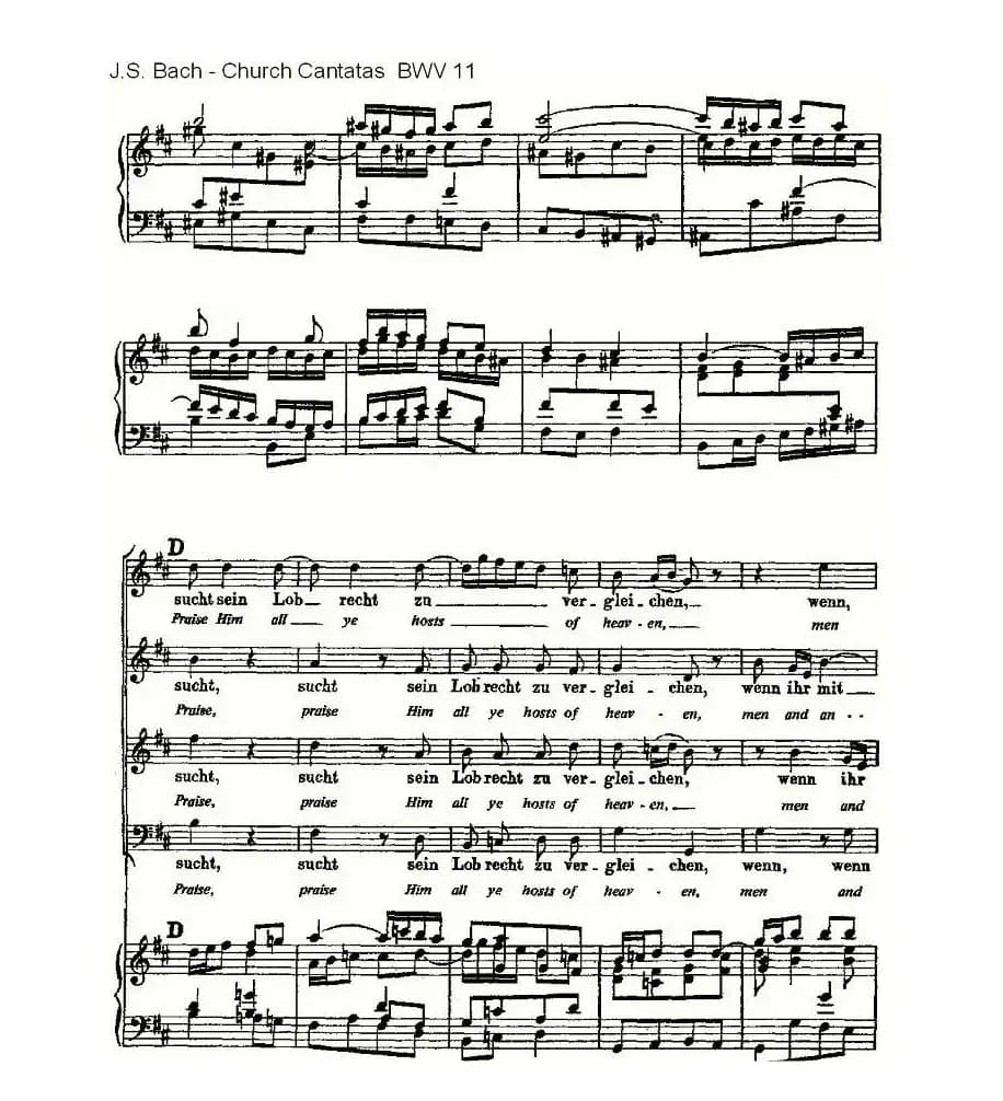 Lobet Gott in Seinen Reicben(颂扬上帝)