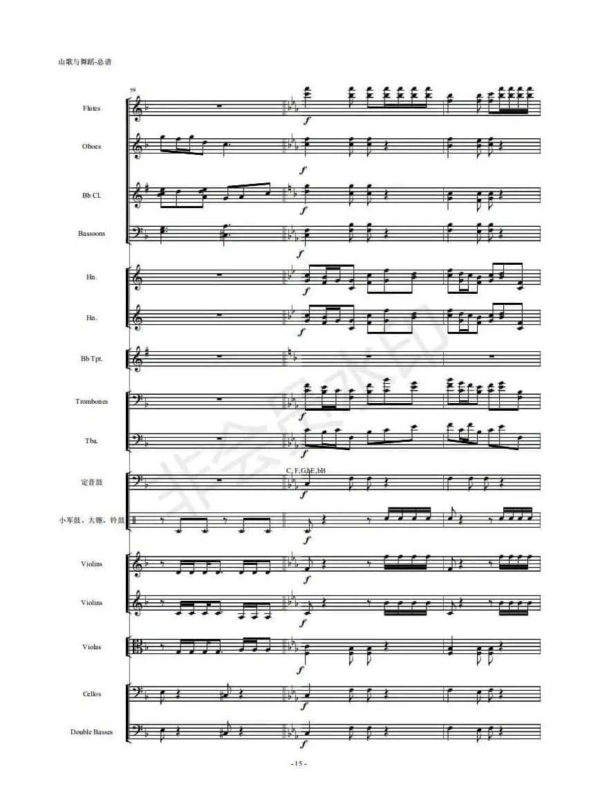 河南民歌组曲（第三乐章）