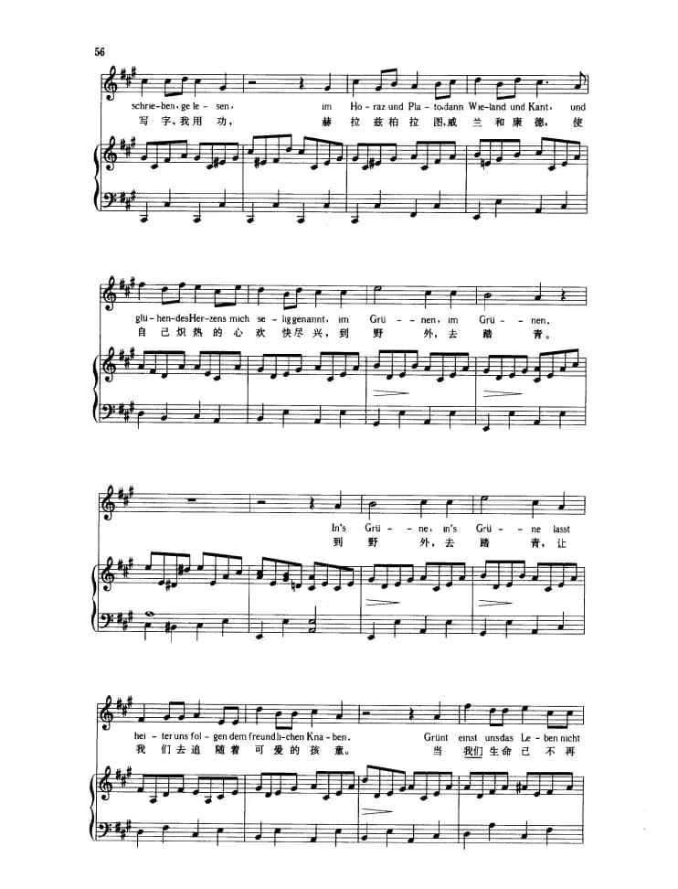 踏青之路（中外文对照版、正谱）