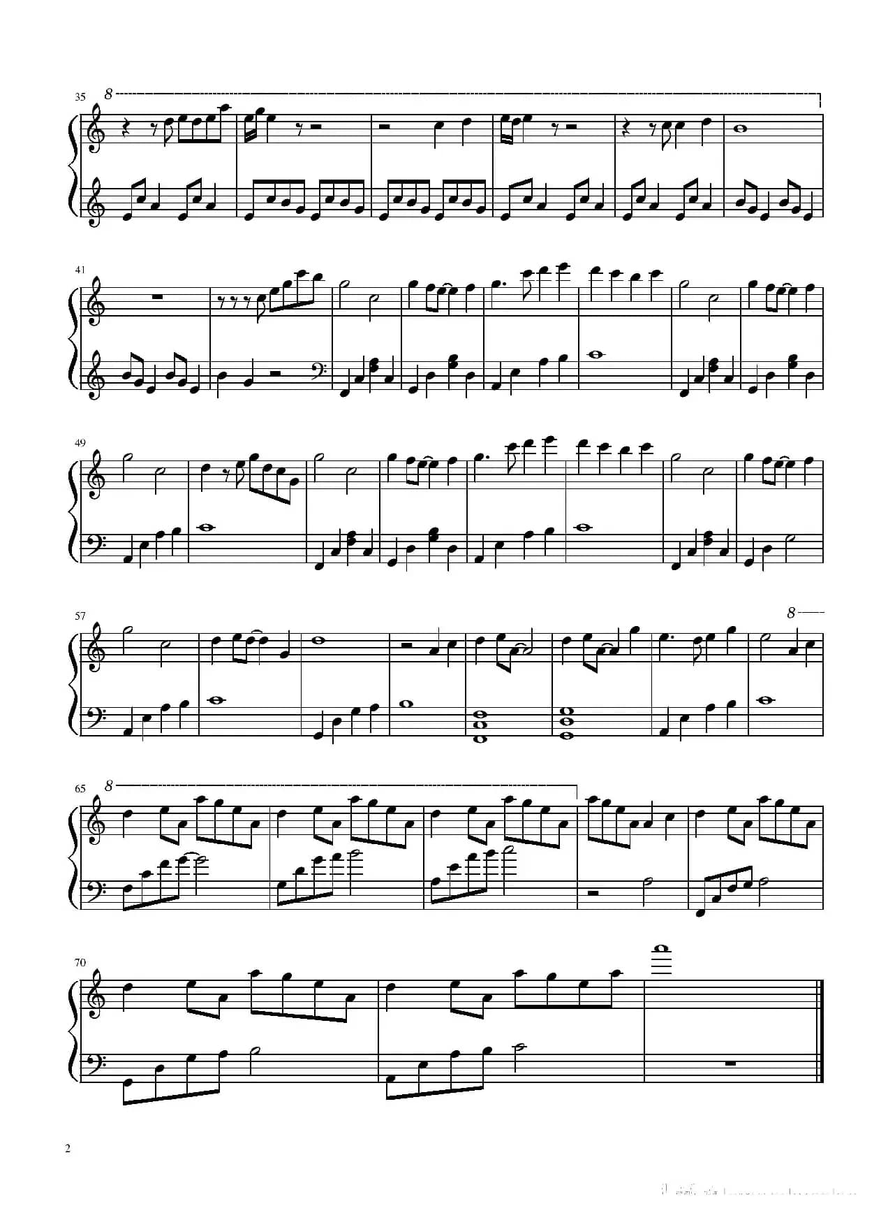 城南花已开（BiBiPiano钢琴版）