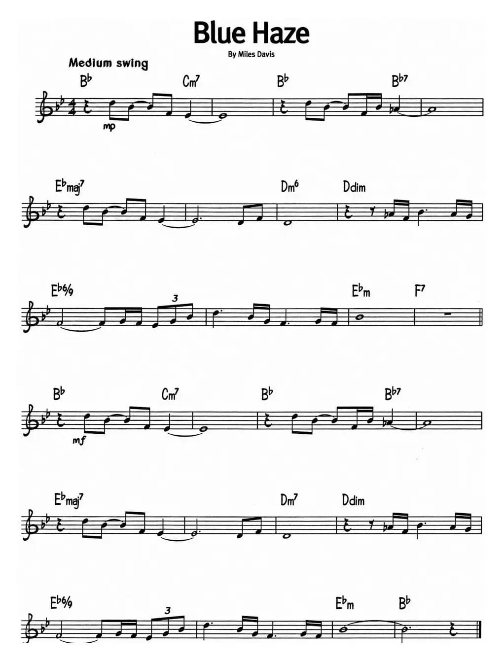 蓝调音乐：Blue Haze