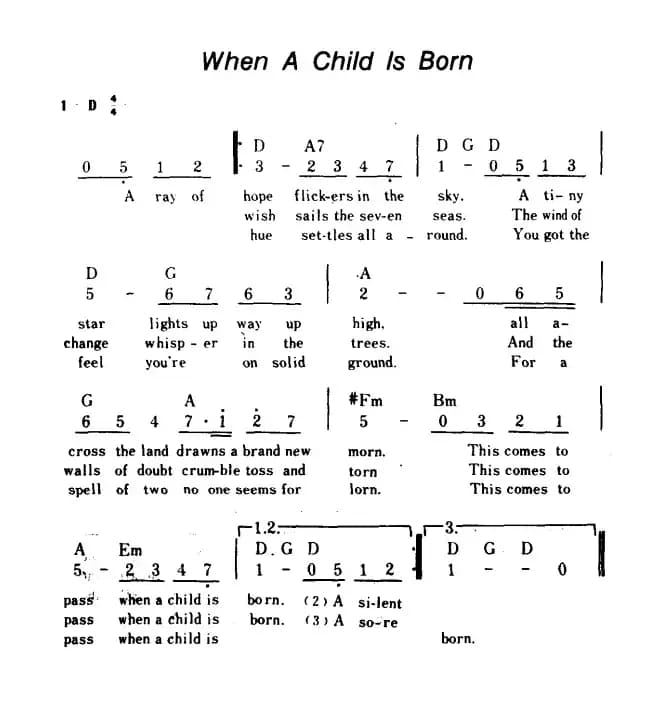 When A Child Is Born（当孩子降临人世）