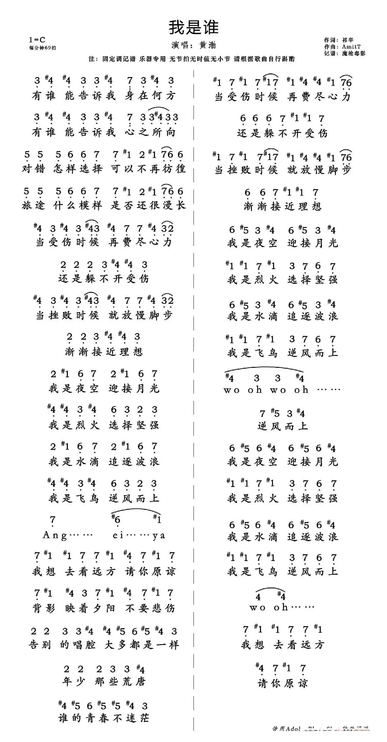 我是谁（《神秘巨星》电影中文版主题曲）