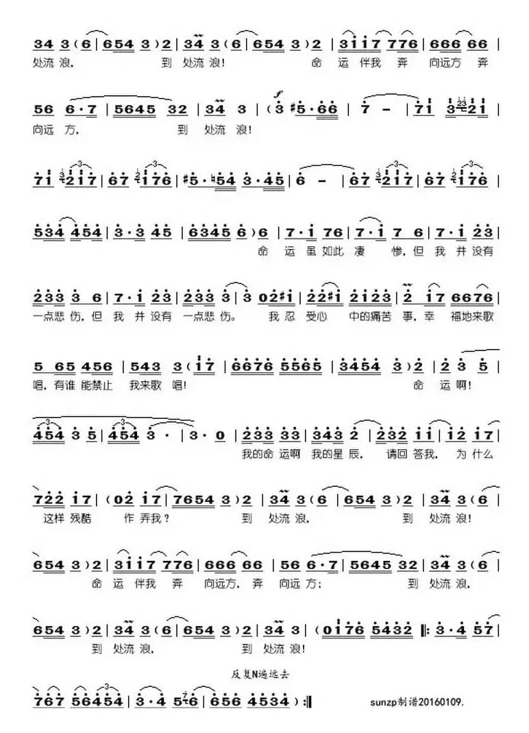 拉兹之歌（印度电影《流浪者》插曲）