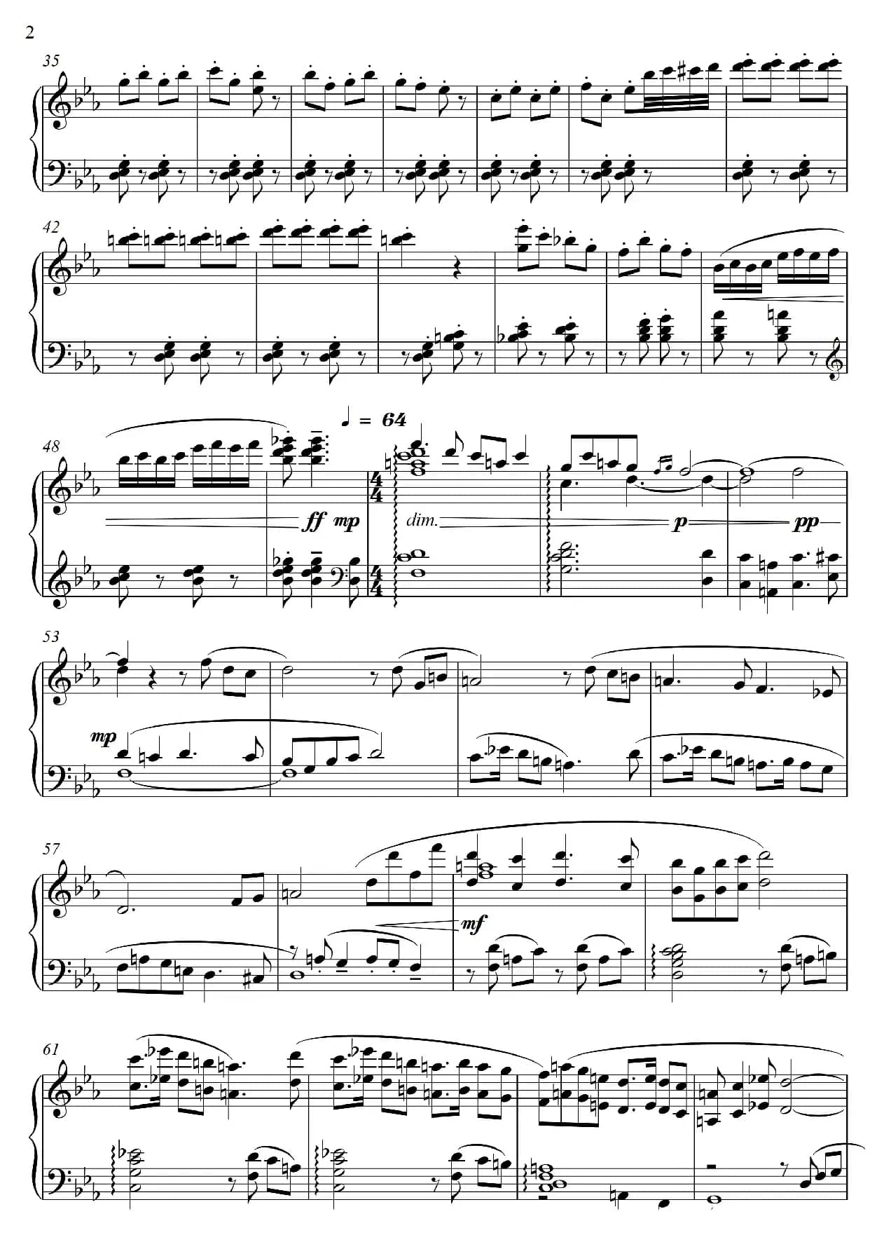 第23钢琴奏鸣曲“高甲缘”Piano Sonata No·23（三个乐章）