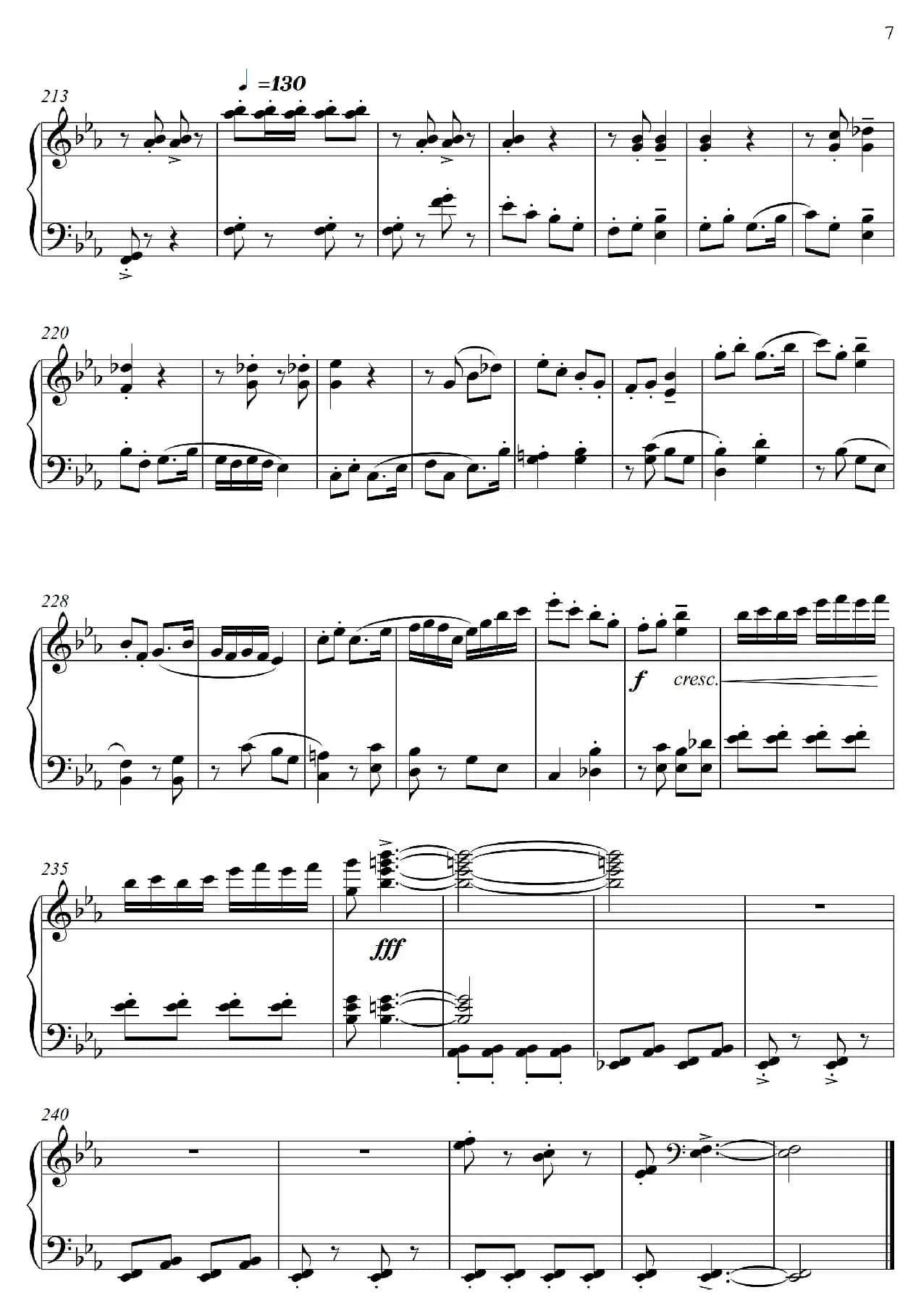 第23钢琴奏鸣曲“高甲缘”Piano Sonata No·23（三个乐章）