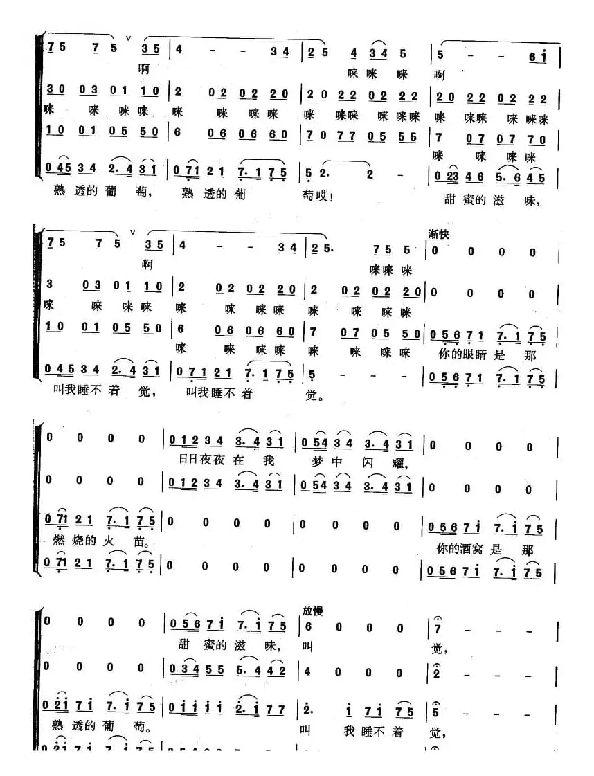 伊犁姑娘（陈道斌词 张吉华曲）