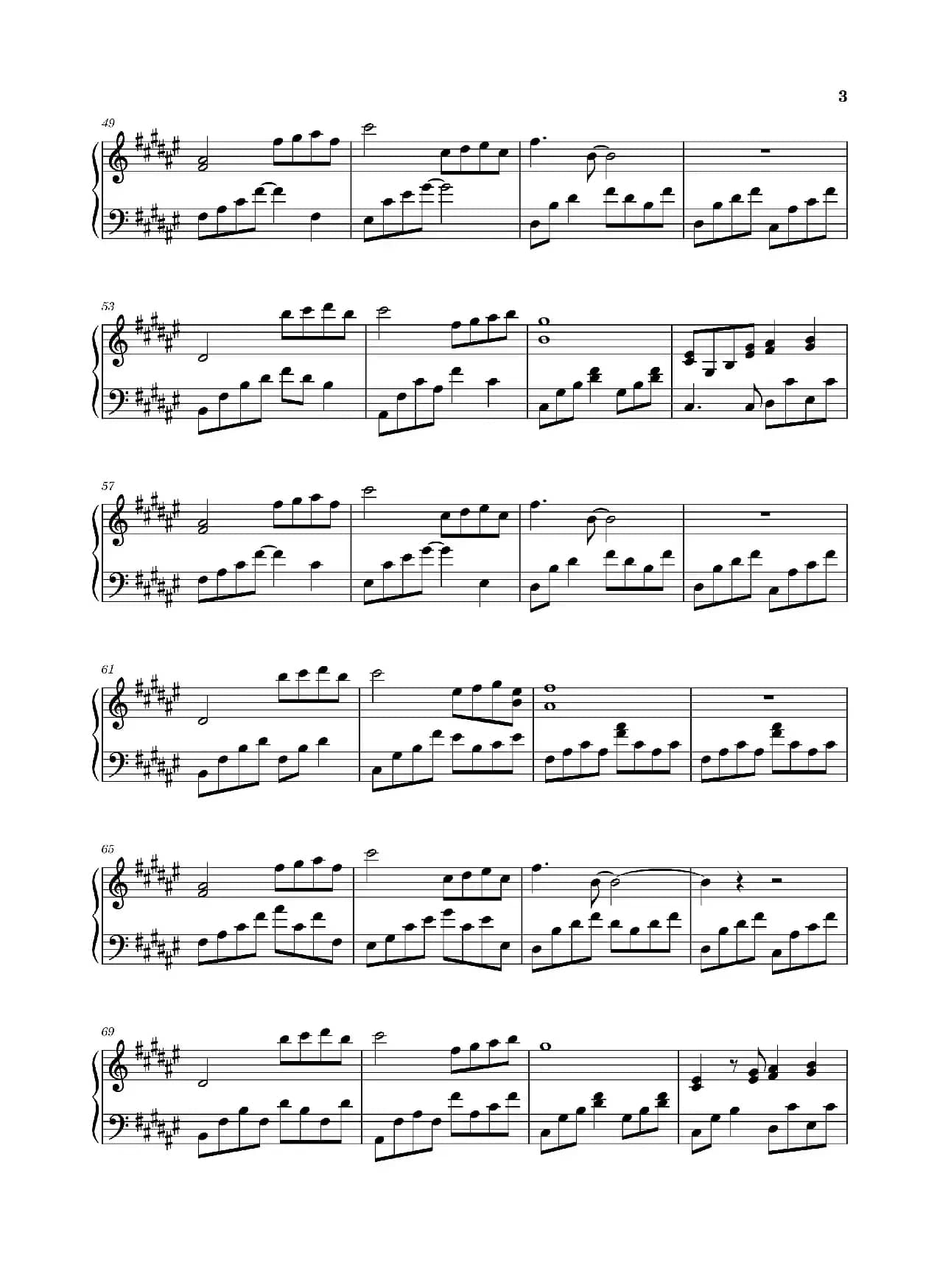 Sundial Dreams（钢琴独奏）