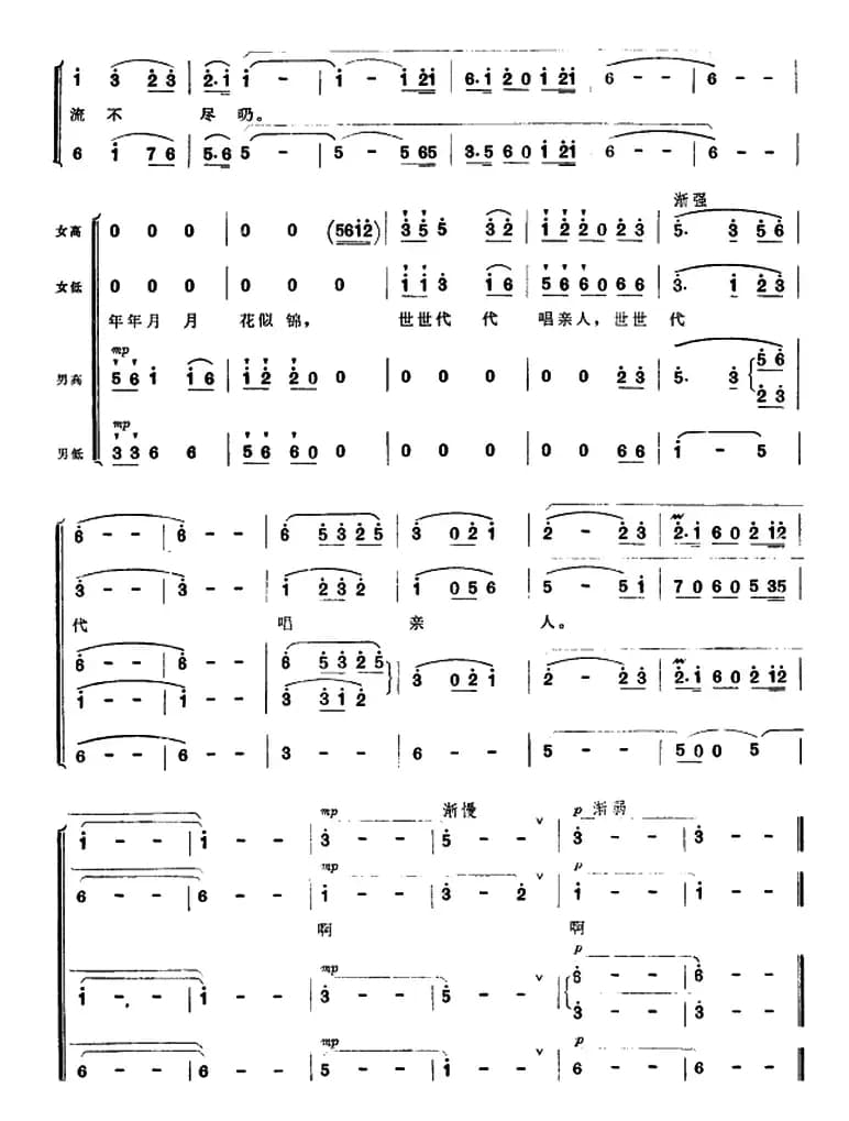 组歌井冈山颂〔六〕花满井冈