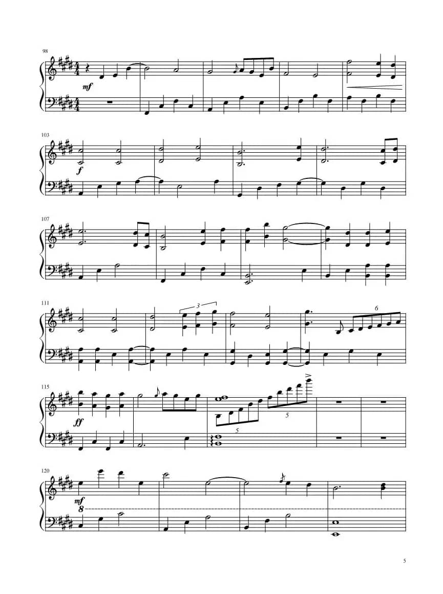 What I Feel When I See Her（钢琴独奏）