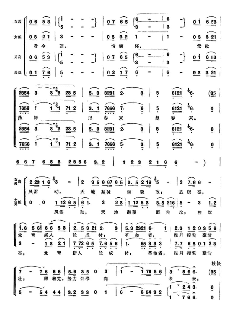 组歌井冈山颂〔八〕井冈红旗