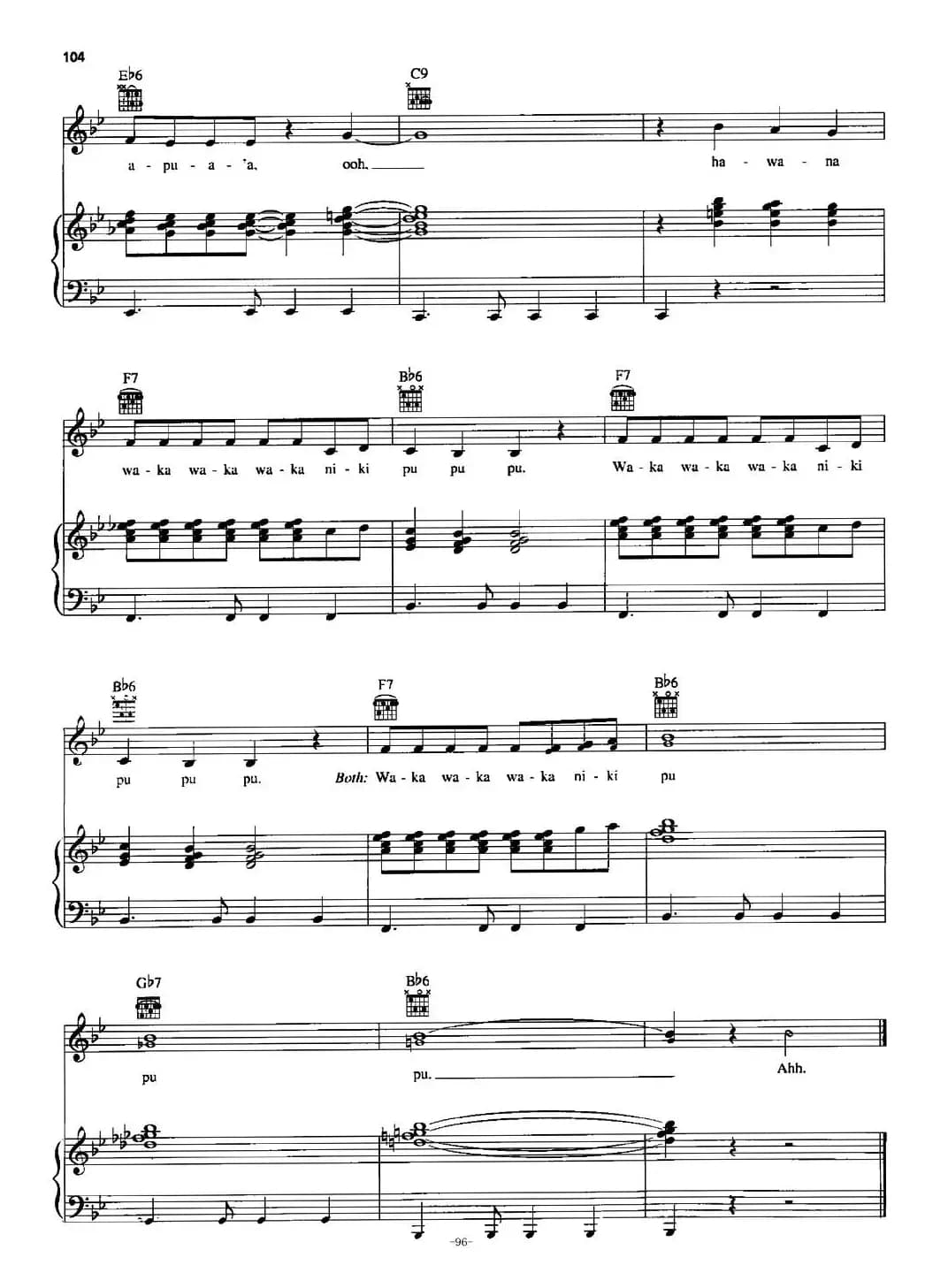 [美]Humu Humu Nuku Nuku Apuaa（正谱）