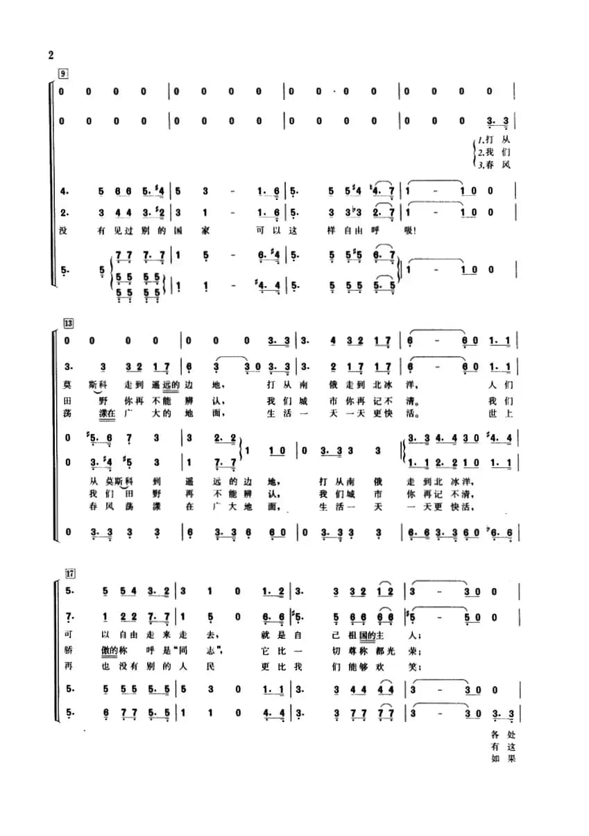 ​[俄]29祖国进行曲（合唱）