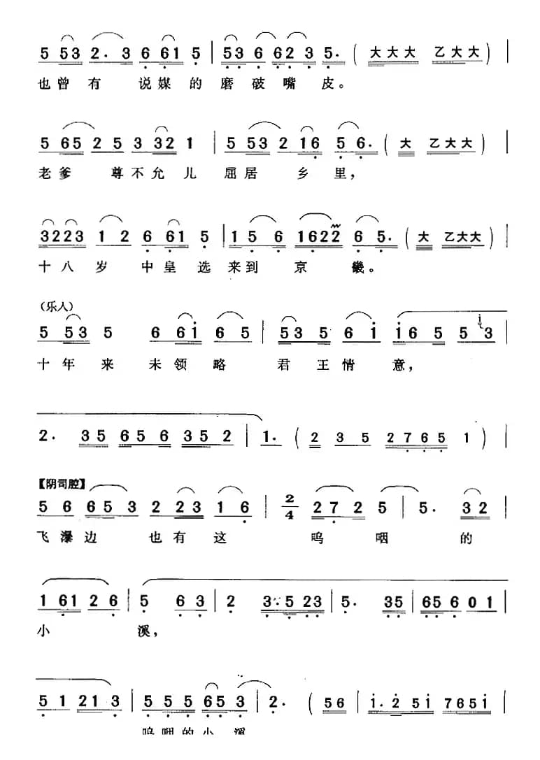 光阴呀，你也这般不仗义（《汉宫秋》王昭君唱段）