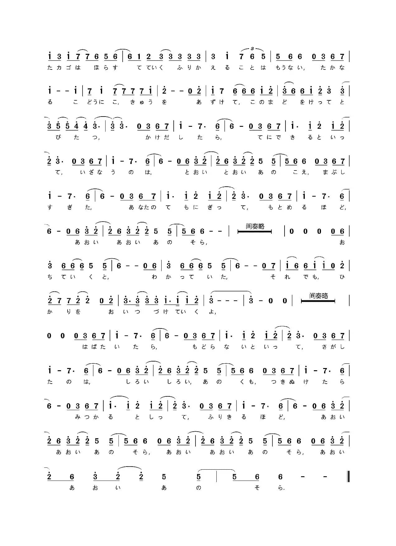 [日]ブルーバード（译名：青鸟）（《火影忍者》经典OP ）