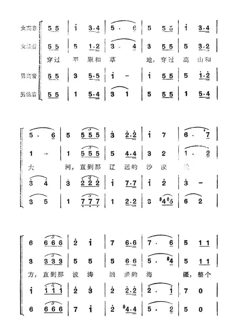 毛泽东之歌（贺敬之词 马克曲）