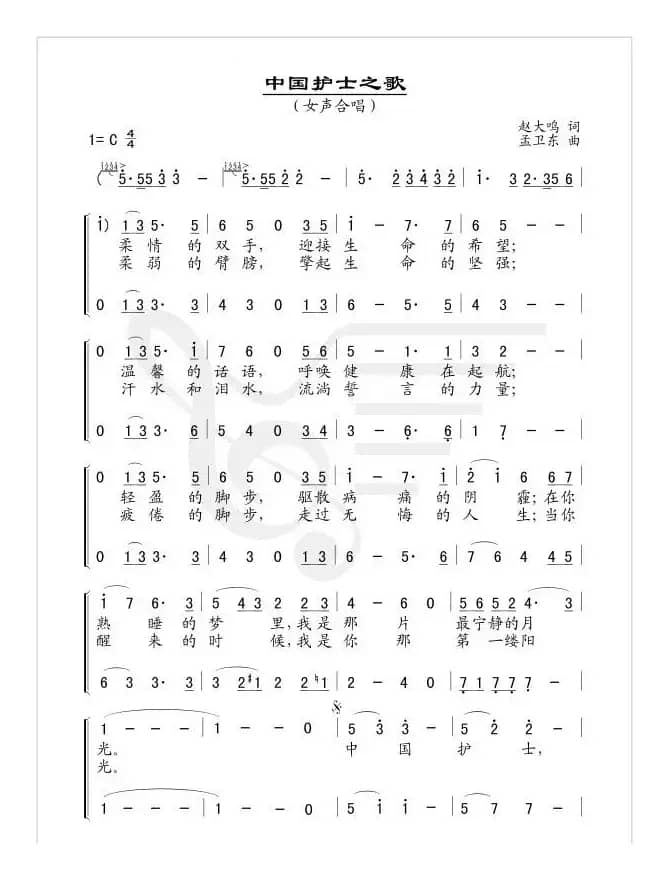 中国护士之歌