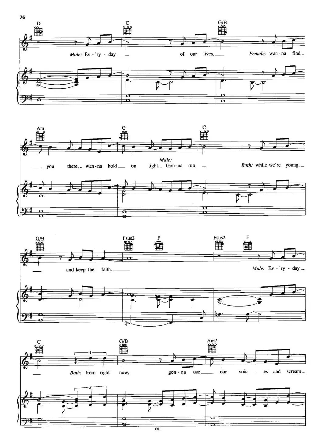 [美]Everyday（正谱）