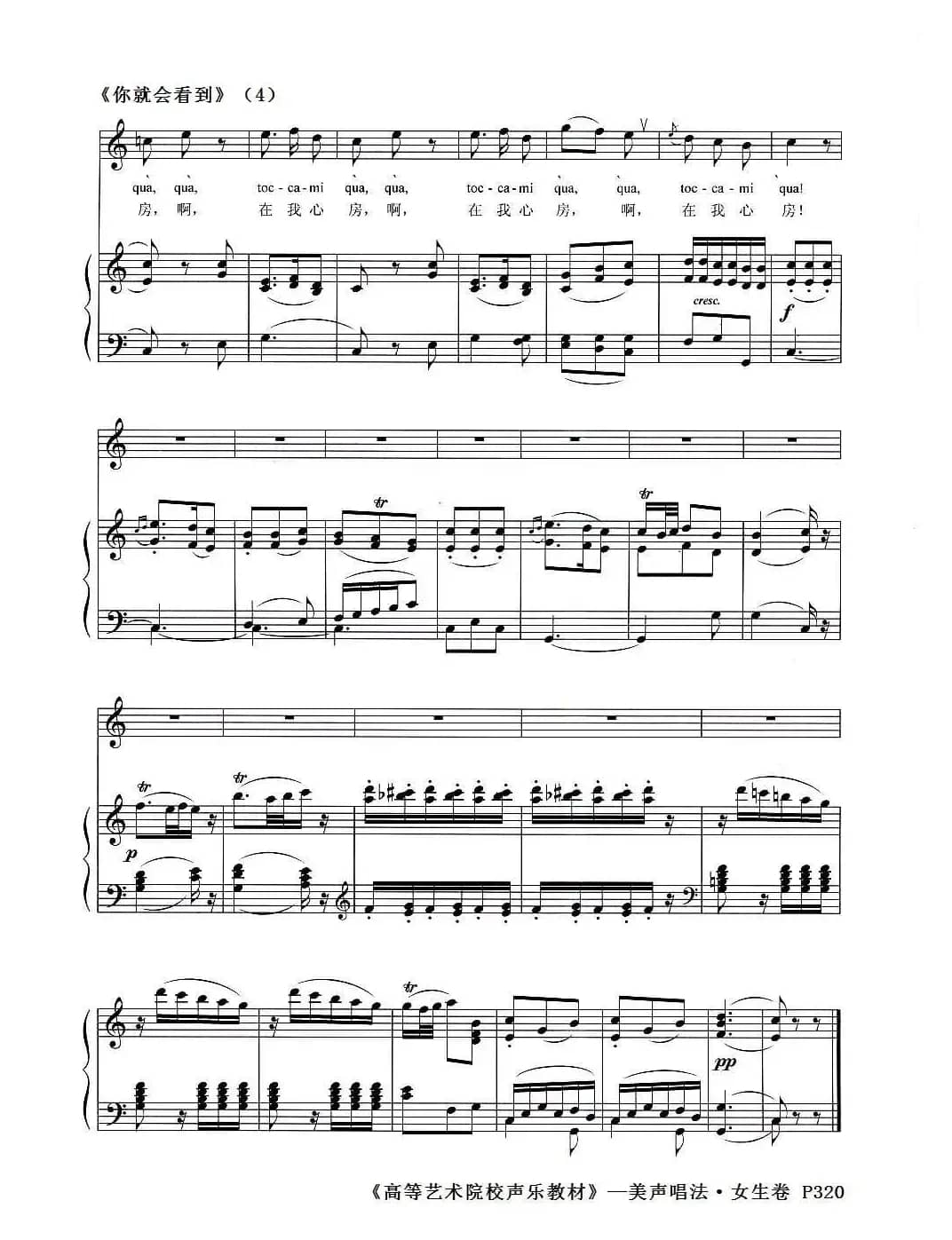 你就会看到（正谱 [奥]）