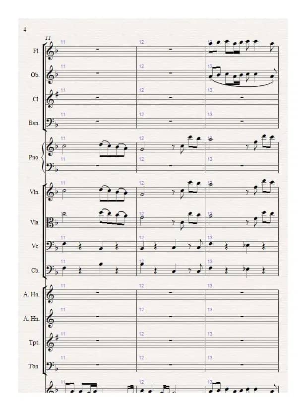 感恩（管弦乐总谱）