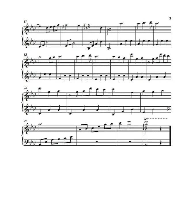 不知名的美妙调子的钢琴曲