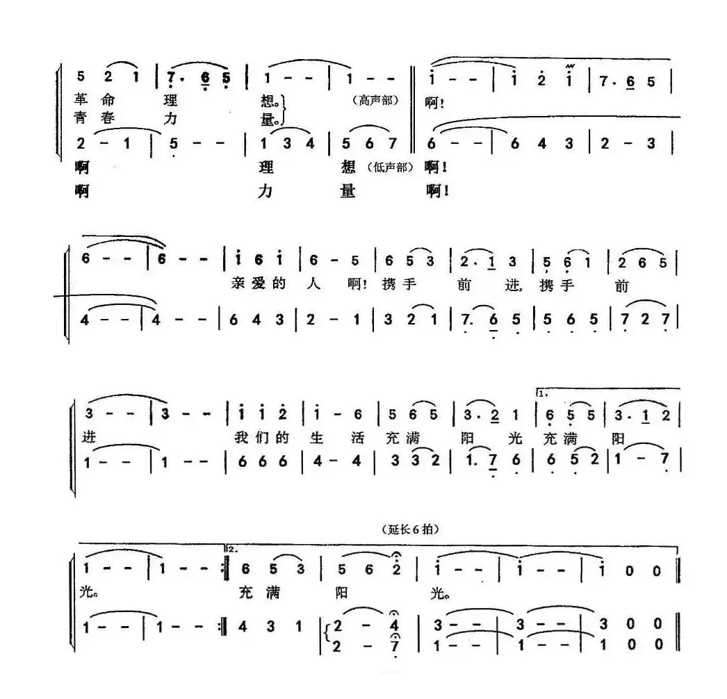 我们的生活充满阳光