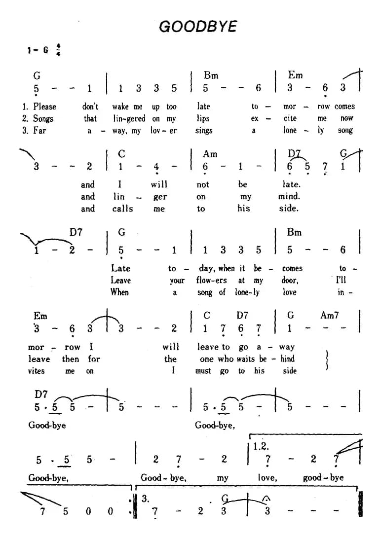 [美]Goodbye（再见）