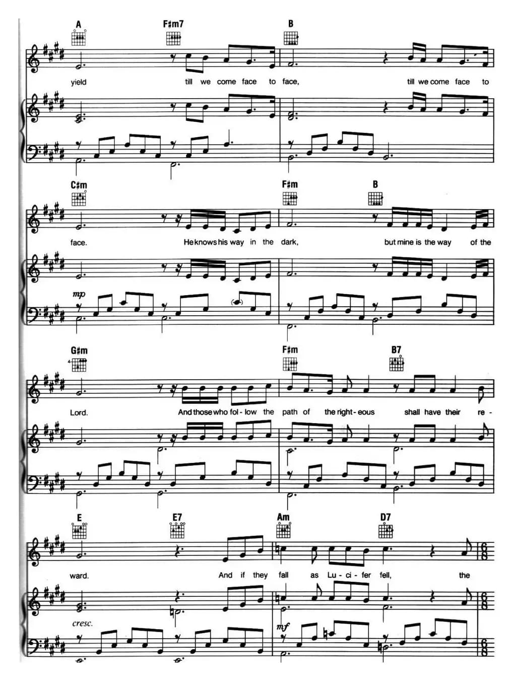 Stars (音乐剧《悲惨世界》(Les Miserables)选曲、正谱 )